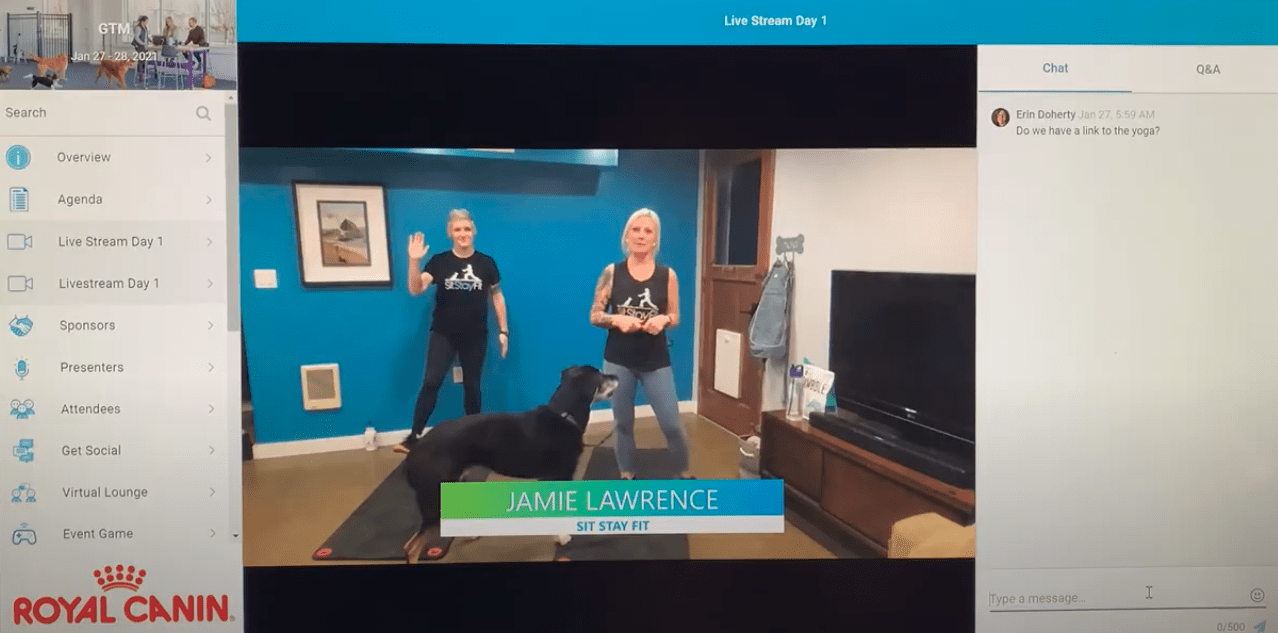 Vetsource yoga with pets