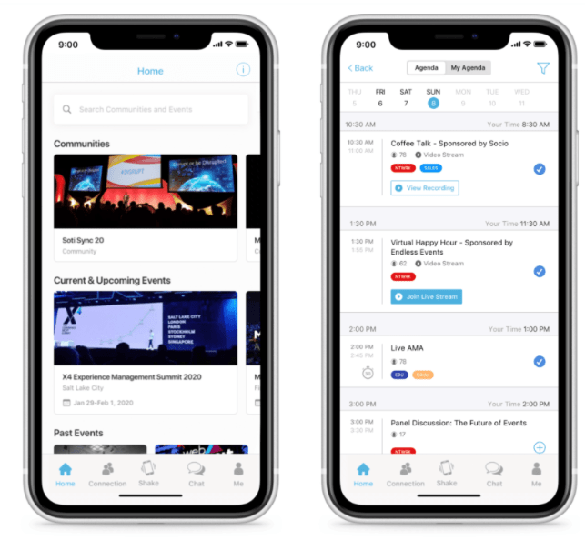socio app for virtual events