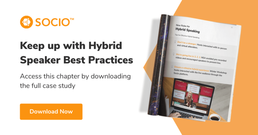 Tips for hybrid event speakers