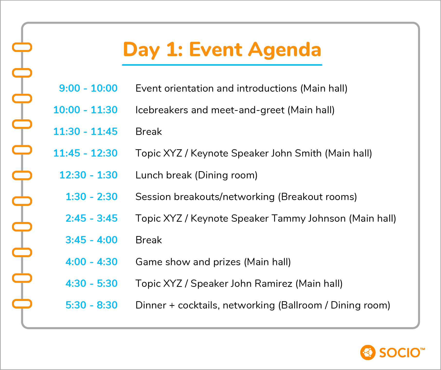 Compile a Winning Event Agenda and Secure Influential Speakers