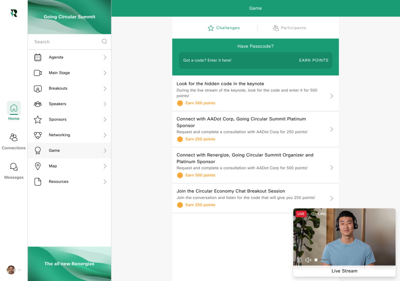 event gamification app